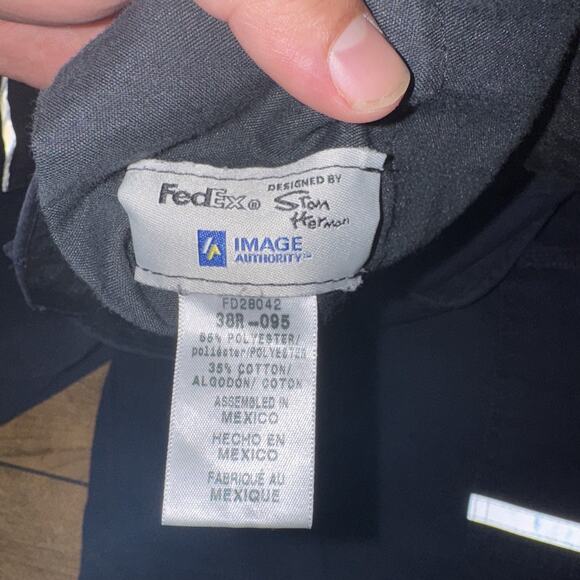 FedEx Tim Sherman Utility Cargo Shorts Navy Blue 38x11 38R - Picture 4 of 5